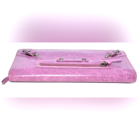 BALENCIAGA LING WALLET PINK LEATHER - Picture 5 of 7